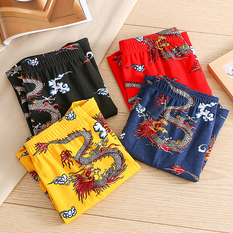 Dragon Print Men Breathable Co - đánh giá và giá Boxer Brief Pack Cotton